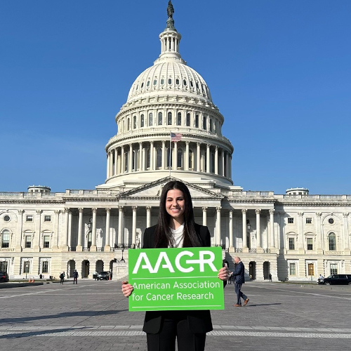 Cancer Biology Graduate Student Advocates in DC for Continued Cancer Research Support